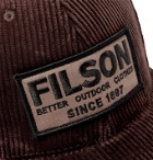 Filson - Logo-Appliquéd Cotton-Corduroy Baseball Cap - Brown