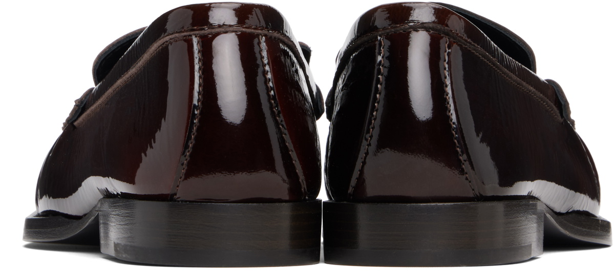 Dries Van Noten Brown Leather Loafers