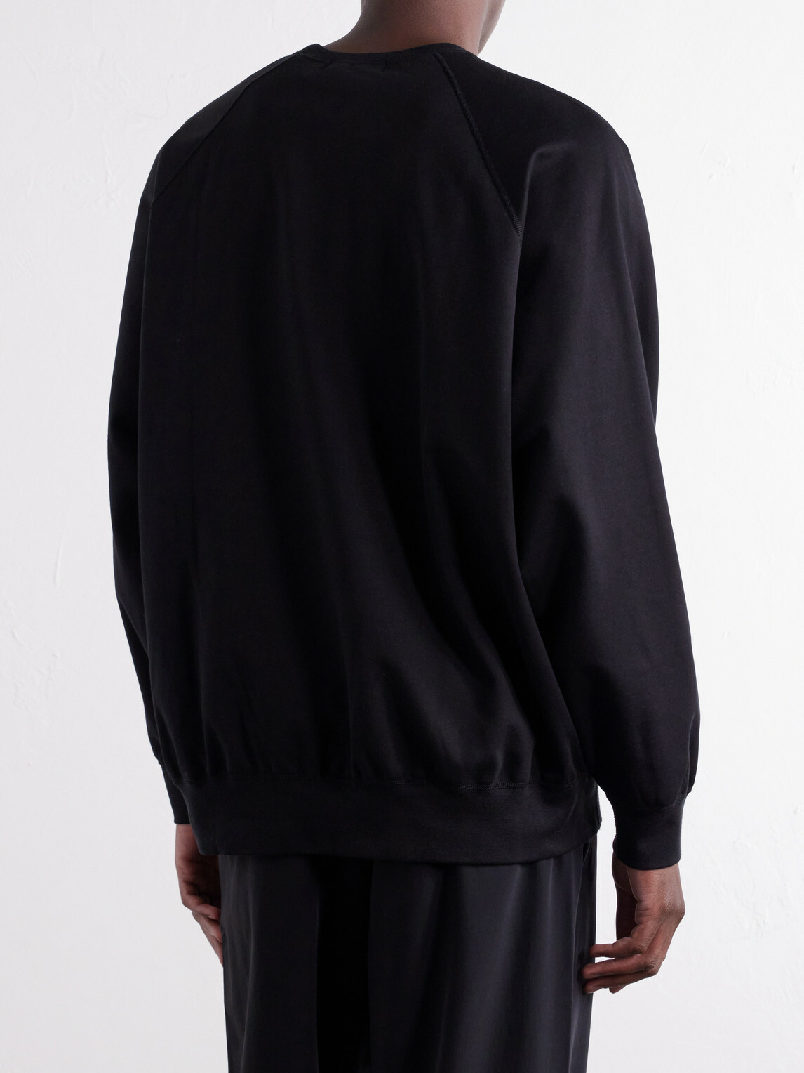 Graphpaper - Cotton-Jersey Sweatshirt - Black
