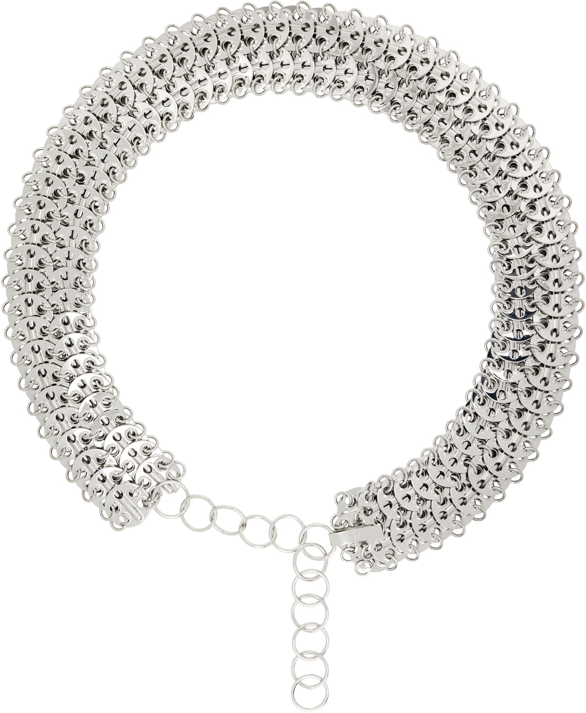 Rabanne Silver Jewel Belt
