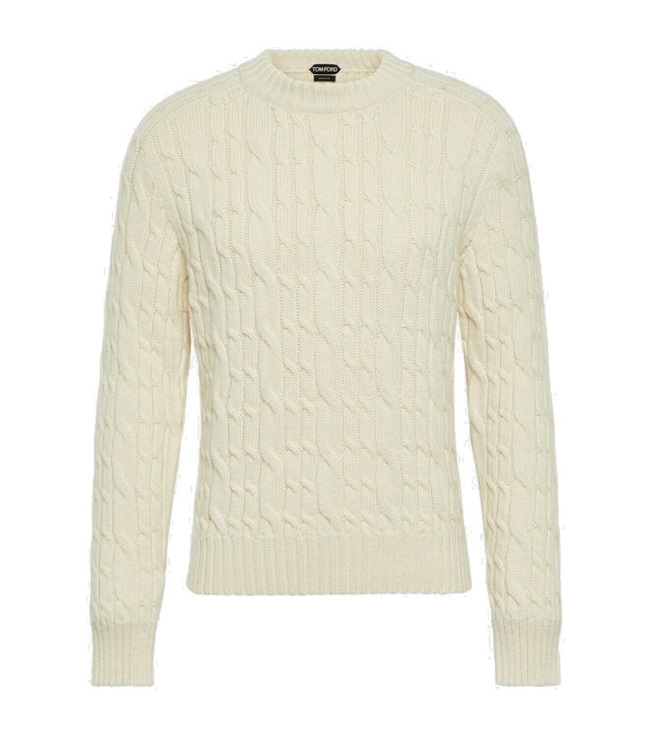 Photo: Tom Ford Cable-knit alpaca sweater