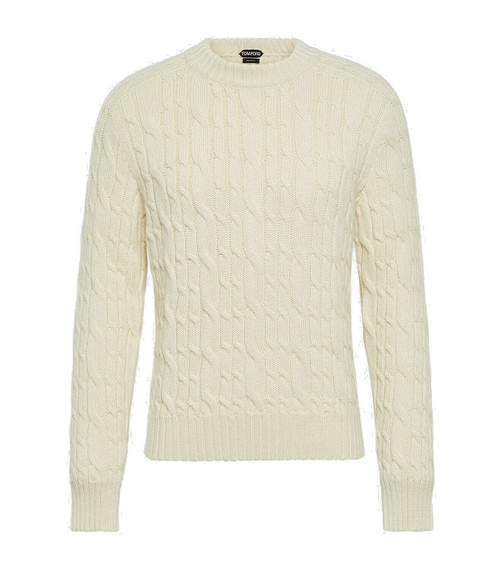 Photo: Tom Ford Cable-knit alpaca sweater