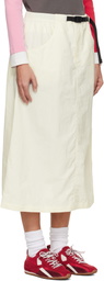 The North Face Off-White TNF Red Box Nylon Belted Midi Skirt