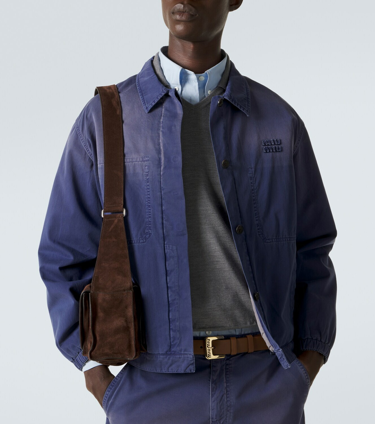 Miu Miu Cotton twill overshirt