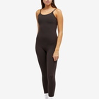 Adanola Women's Ultimate Strappy Full Length Unitard in Coffee Bean