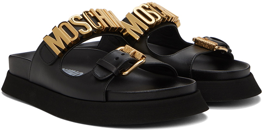 VIP【関税送料無料】希少 MOSCHINO BLACK SANDALS MOSCHINO | Black Women's Sandals | YOOX