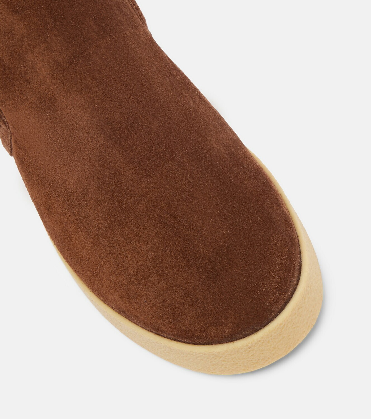 Miu Miu Logo shearling-lined suede ankle boots