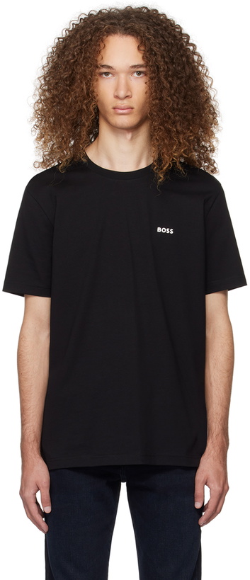 Photo: BOSS Black Bonded T-Shirt