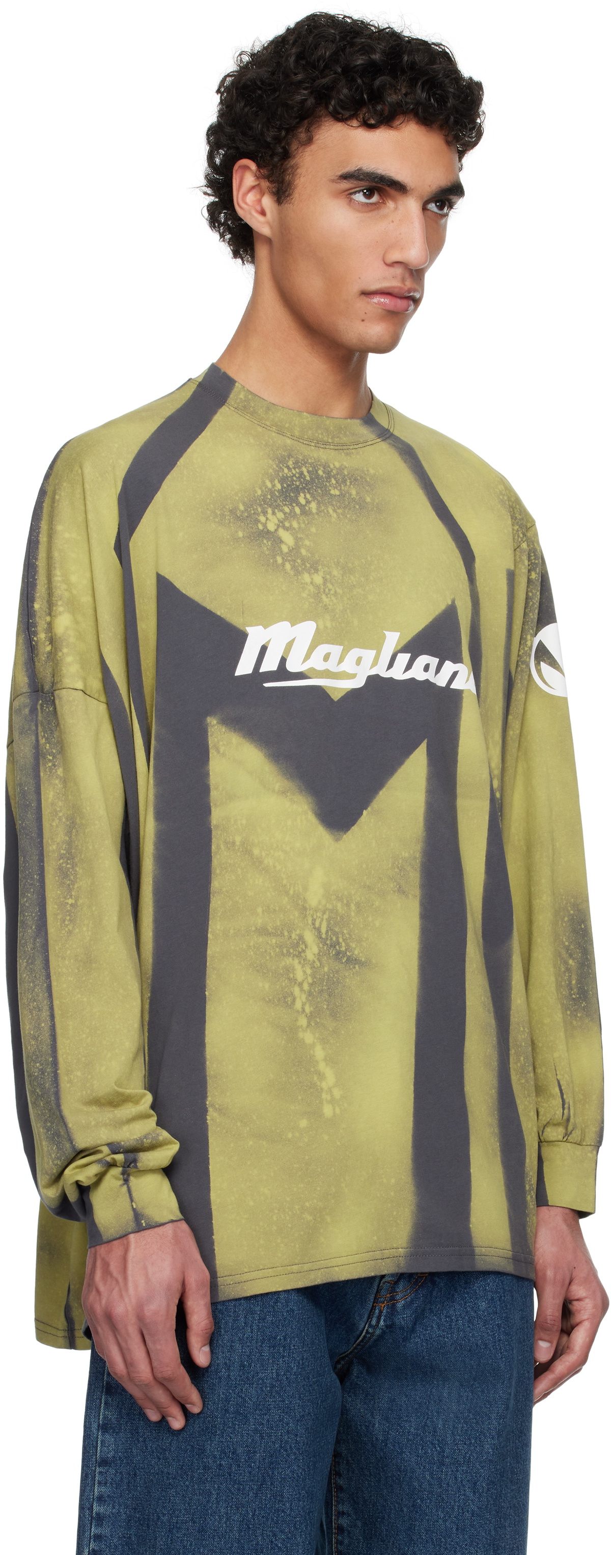 Magliano Green & Gray Phantom Twisted Long Sleeve T-shirt
