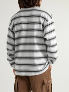 WTAPS - Jam Striped Cotton-Jersey T-Shirt - White