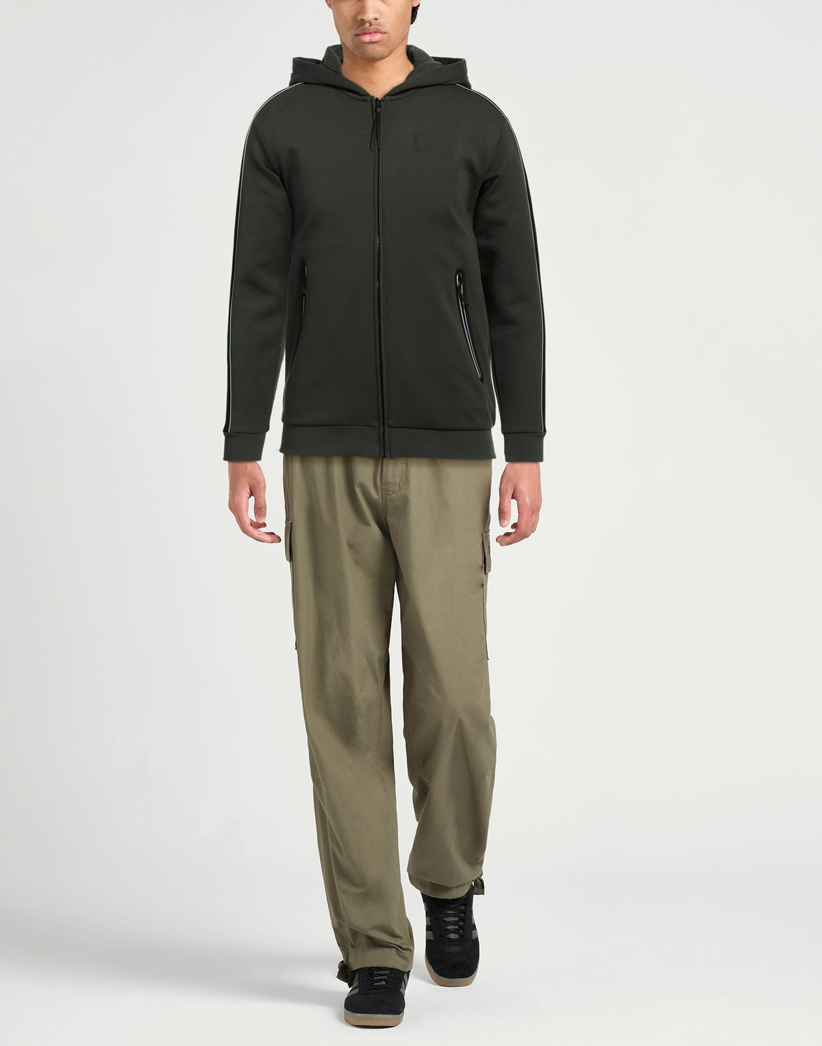 Ea7 Mens Sweatshirt Military in Green