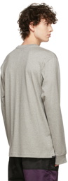 mastermind JAPAN Grey Skull Necklace Long Sleeve T-Shirt