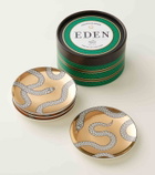 Jonathan Adler Eden set of 4 porcelain coasters