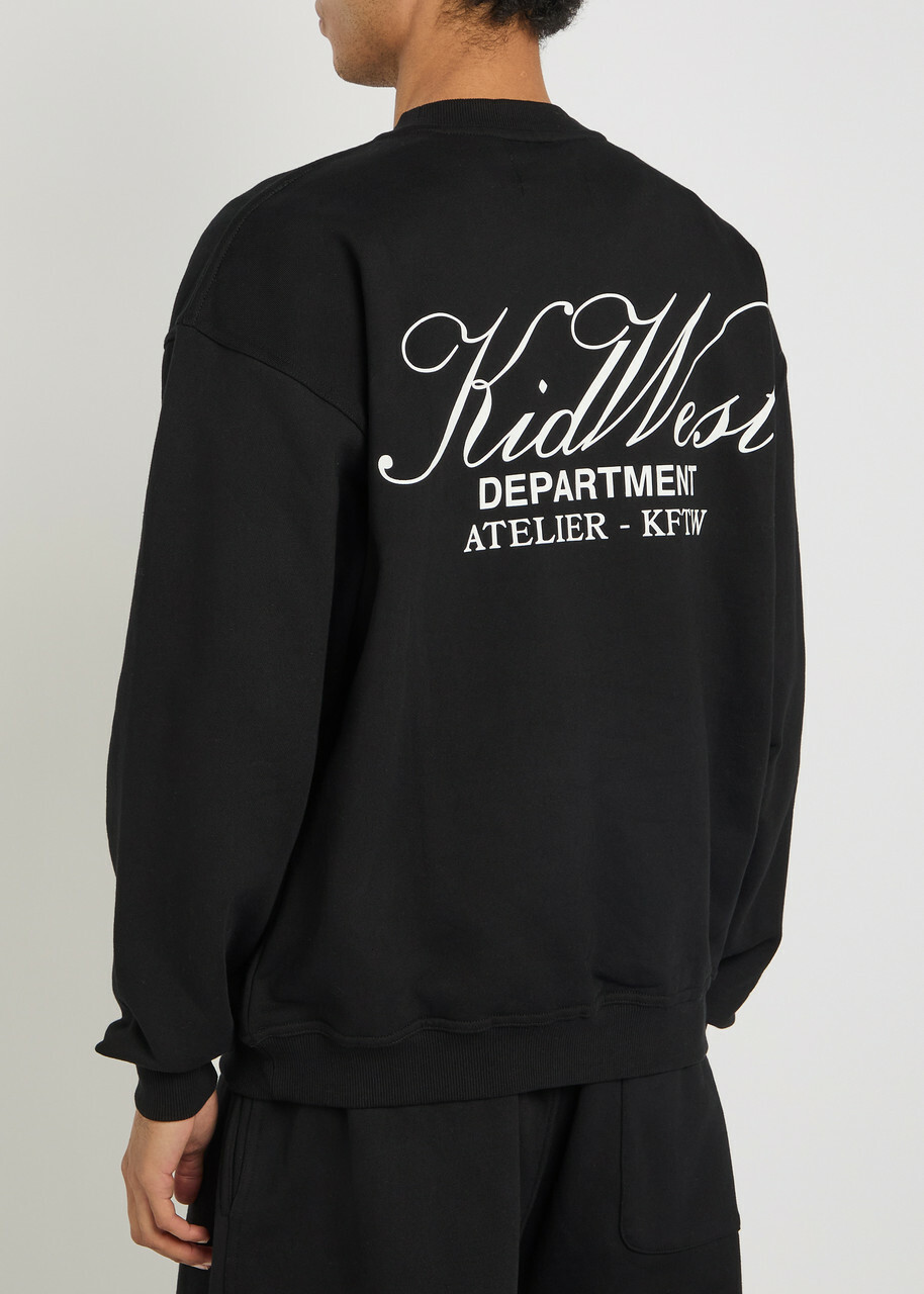 Kidwest Logo-print Cotton Sweatshirt Stone
