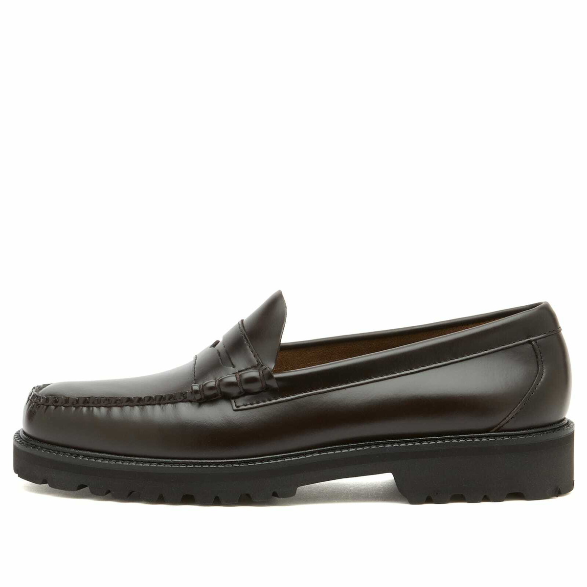 Bass Weejuns Men's Larson 90s Loafer in Chocolate Leather
