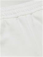 Fendi - Tapered Panelled Jersey Sweatpants - White