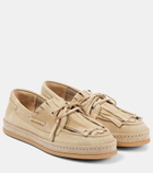 Hogan H683 suede loafers