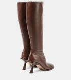 Souliers Martinez Riana leather knee-high boots