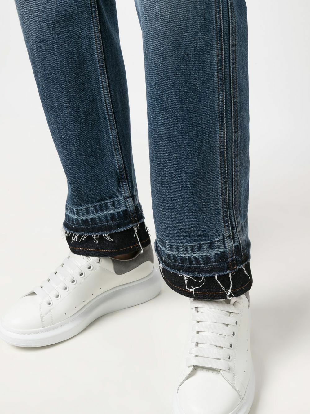 ALEXANDER MCQUEEN - Denim Cotton Jeans