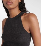 Brunello Cucinelli Cashmere and silk-blend tank top
