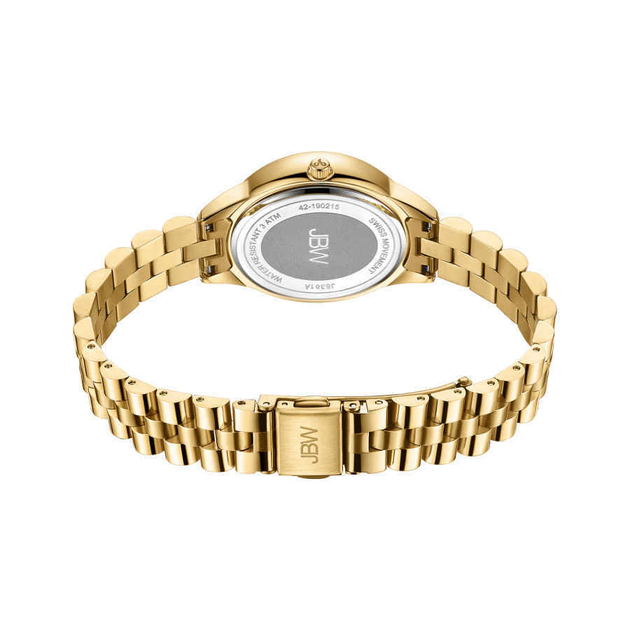 JBW Bellini Quartz Diamond Crystal Gold Dial Ladies Watch JBW Cristal J6346A | Women main image 4