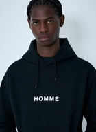 Comme des Garçons Homme Embroidered Logo Hooded Sweatshirt