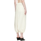 Loulou de Saison Off-White Almaya Cocoon Trousers