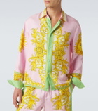 Versace Printed silk shirt