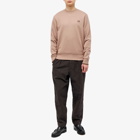 Fred Perry Men's Crew Neck Sweatshirt in Dark Pink