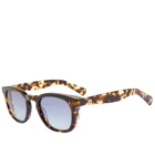 Garrett Leight Men's Kinney 48 Sunglasses in Tuscan Tortoise/Pool