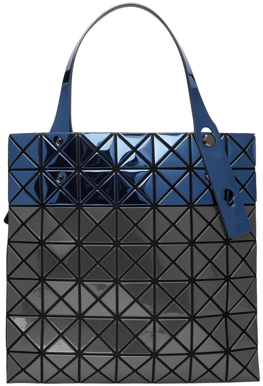 Bao Bao Issey Miyake Grey & Blue Platinum Mermaid Tote Bao Bao