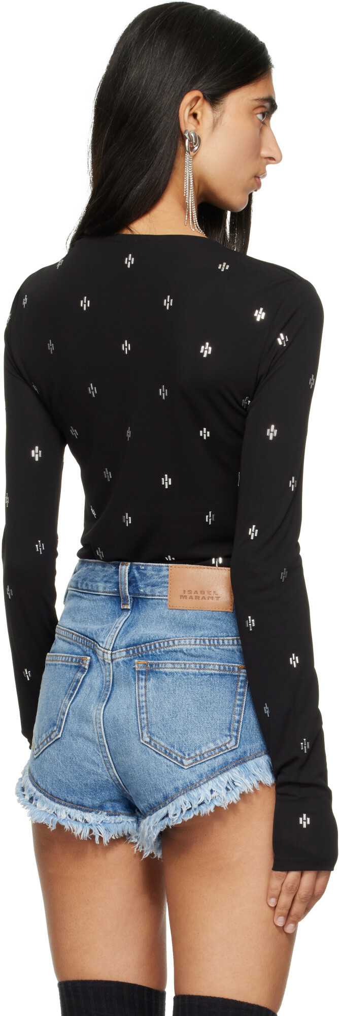 Isabel Marant Black Myza Blouse
