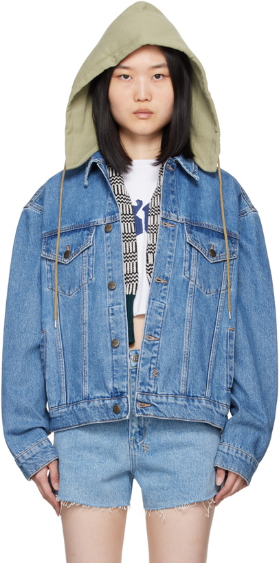 Photo: Ksubi Blue Oversized Heritage Denim Jacket