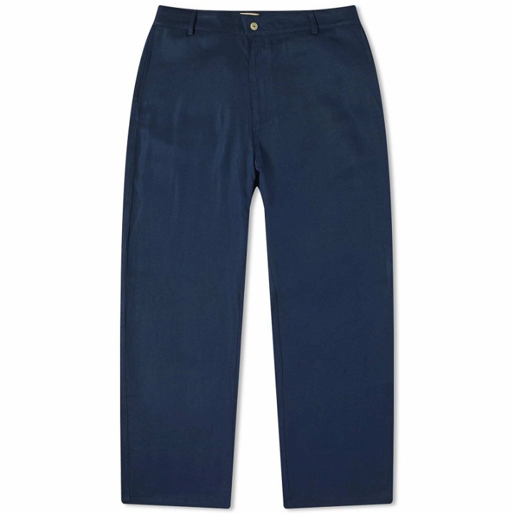 Photo: DONNI. Women's Twill Carpenter Pants in Navy