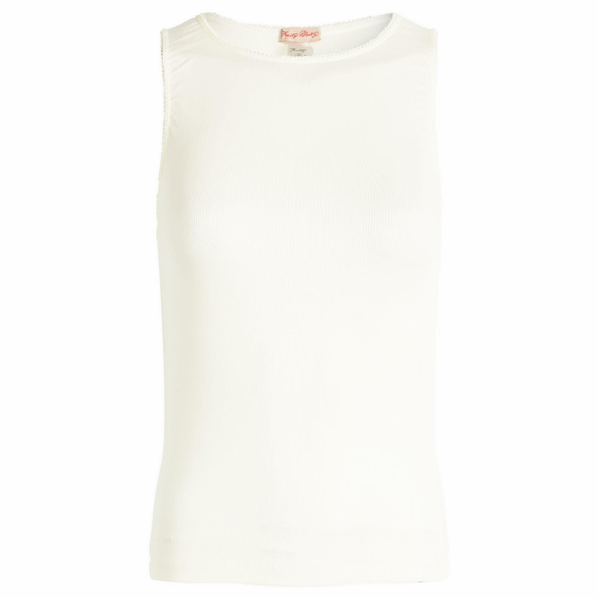 Fruity Booty Women's Second Skin Tank Top in Off White