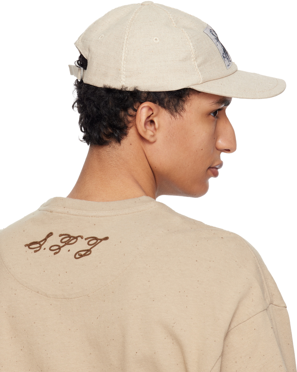 JACQUEMUS Beige 'The Paysan' Baseball Cap