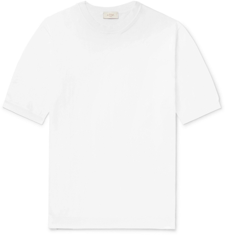 Photo: Altea - Knitted Cotton T-Shirt - White