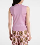 Dolce&Gabbana Cashmere and silk top