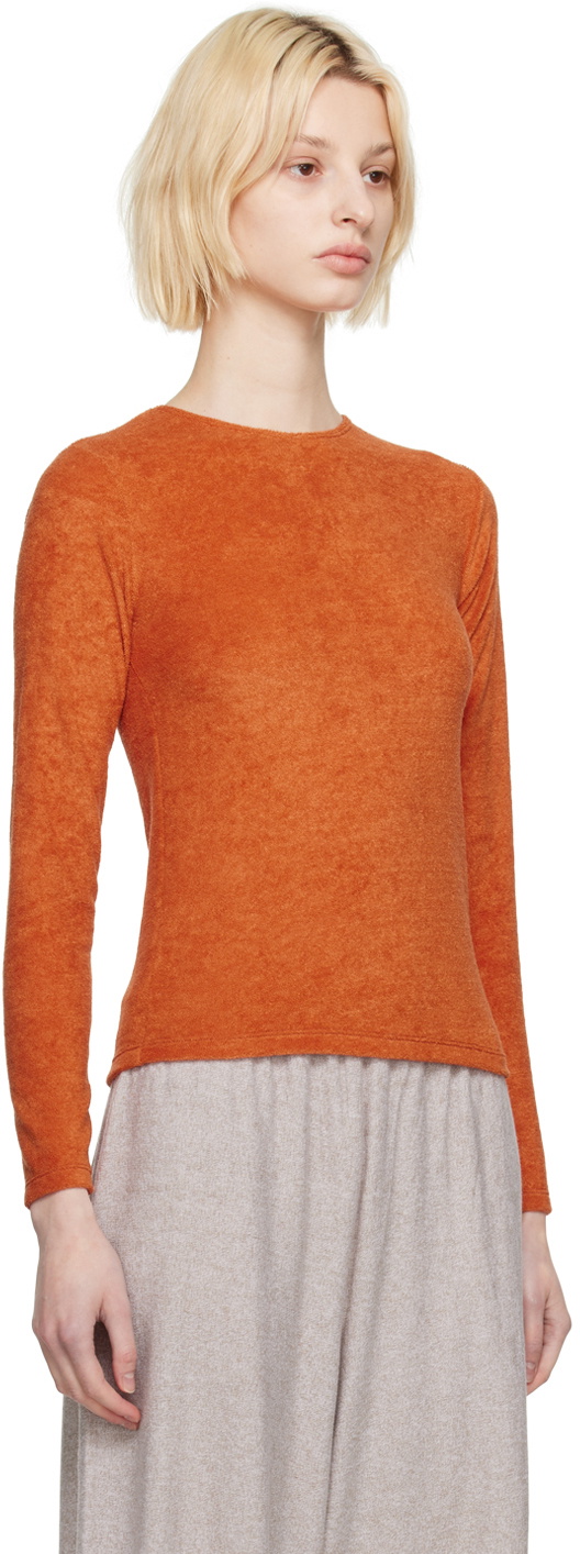 Baserange Orange Omo Long Sleeve T-Shirt Baserange