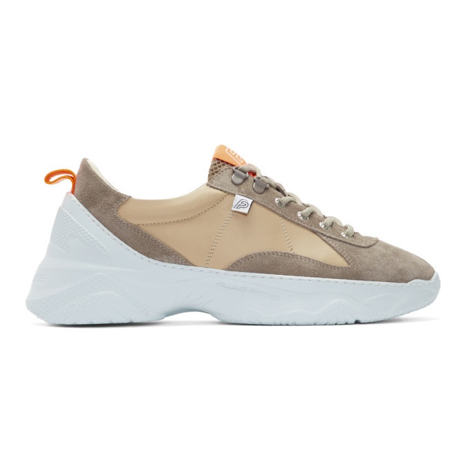 Photo: Filling Pieces Beige and Grey Low Meno Shuttle Sneakers