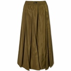 Wood Wood Women's Delfina Tech Midi Skirt in Pitch-Dark