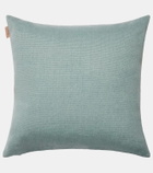Etro Pegaso embroidered linen cushion