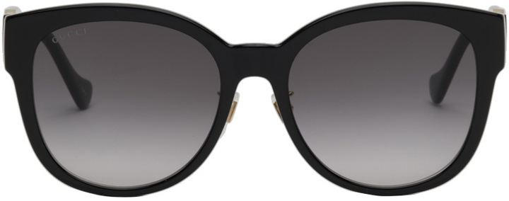 Photo: Gucci Black Rectangular Sunglasses