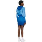 Opening Ceremony Blue Rose Crest Hoodie Dress