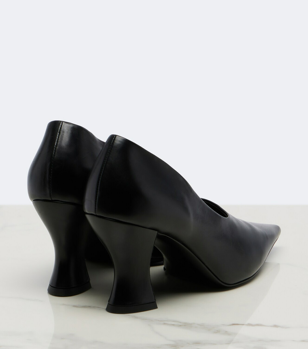 Khaite Colleen leather pumps