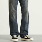 Rick Owens Men's Suede Vintage Sneakers in Black/Milk/Milk