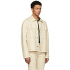 Acne Studios Bla Konst Off-White Denim Unreal Jacket