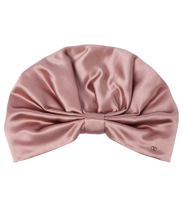 Photo: Valentino Silk satin head wrap