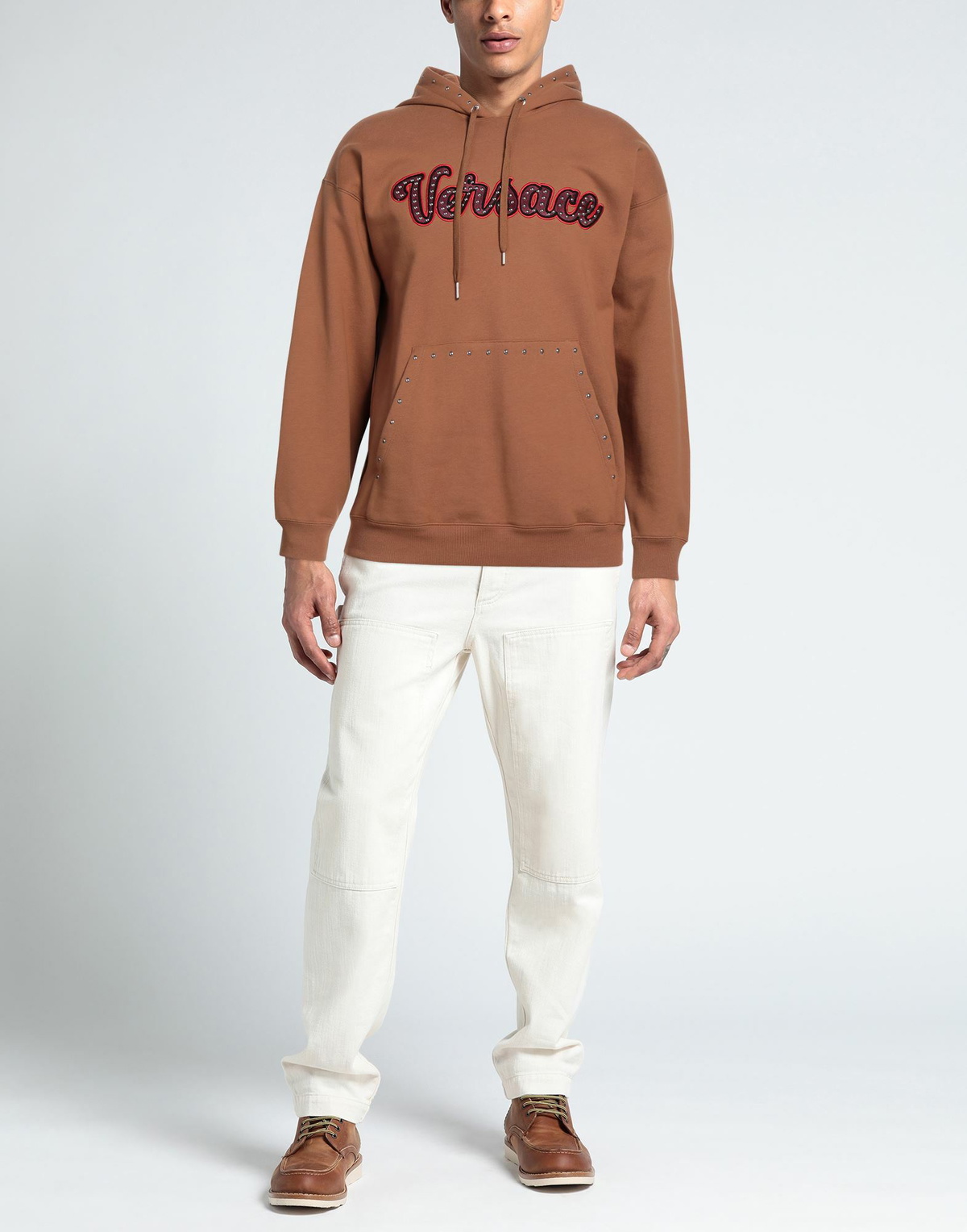 Versace Mens Sweatshirt Camel