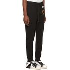 Dolce and Gabbana Black Heart Lounge Pants